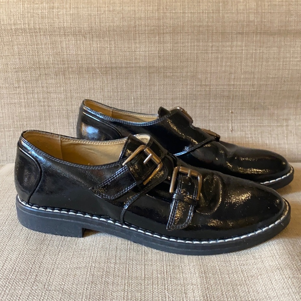 Bourgeois Boheme Vegan Patent Leather Oxfords